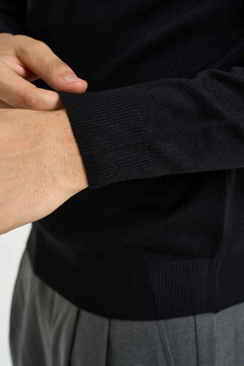 Maglia uomo dolcevita nero MI3333 NERO SEINSE 