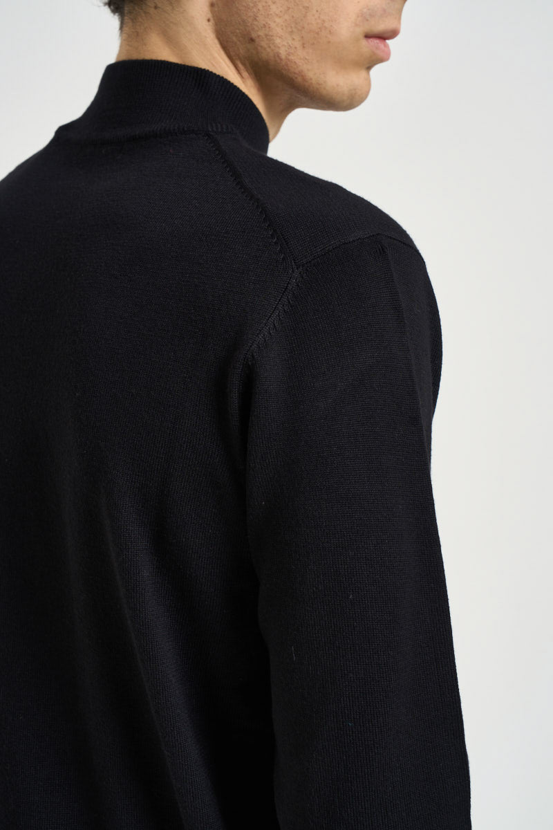 Maglia uomo dolcevita nero MI3333 NERO SEINSE 