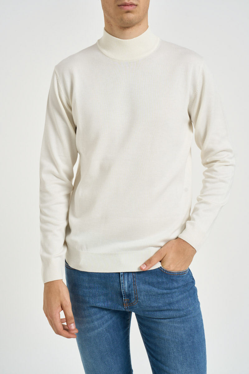 Maglia uomo dolcevita panna MI3333 OFF WHITE SEINSE 