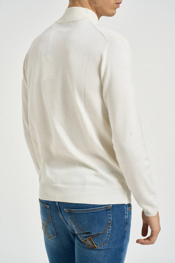 Maglia uomo dolcevita panna - 3