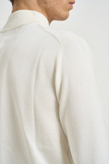 Maglia uomo dolcevita panna - 4