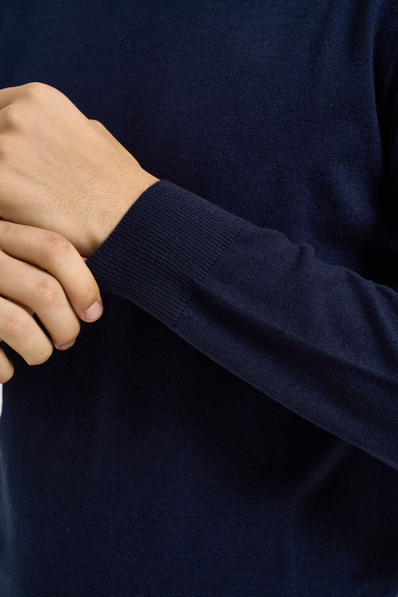 Maglia uomo girocollo blu MI3358 NAVY SEINSE 