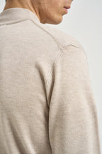 Cardigan uomo full zip beige MI3370 BEIGE SEINSE 