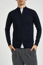 Cardigan uomo full zip blu MI3370 BLU SEINSE 