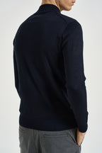 Cardigan uomo full zip blu MI3370 BLU SEINSE 