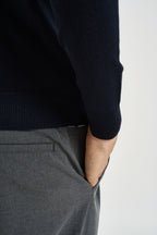 Cardigan uomo full zip blu MI3370 BLU SEINSE 