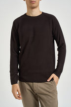 Maglia uomo girocollo con maniche raglan moro MI3386 MORO SEINSE 