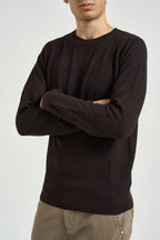 Maglia uomo girocollo con maniche raglan moro MI3386 MORO SEINSE 