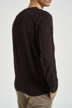 Maglia uomo girocollo con maniche raglan moro MI3386 MORO SEINSE 