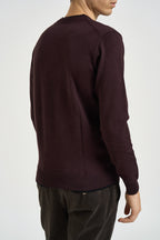 Maglia uomo girocollo bordeaux MI3401 MELANZANA SEINSE 