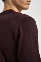 Maglia uomo girocollo bordeaux MI3401 MELANZANA SEINSE 