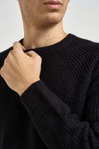 Maglione uomo girocollo nero MI3427 NERO SEINSE 
