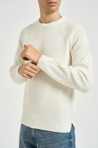 Maglione uomo girocollo panna MI3427 OFF WHITE SEINSE 
