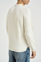 Maglione uomo girocollo panna MI3427 OFF WHITE SEINSE 