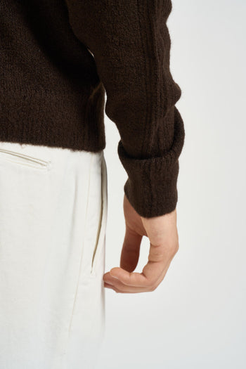 Maglia uomo polo marrone scuro - 7