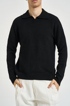 Maglia uomo polo nera MI3469 NERO SEINSE 