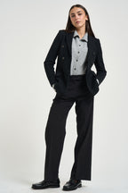Giacca donna doppiopetto nera GI0736 580021999 SEVENTY 