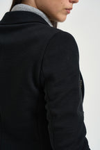 Giacca donna doppiopetto nera GI0736 580021999 SEVENTY 