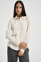 Camicia donna in jersey panna MJ1929 890180006 SEVENTY 