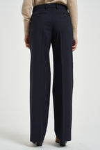 Pantalone donna sartoriale blu notte PT1364 180003755 SEVENTY 
