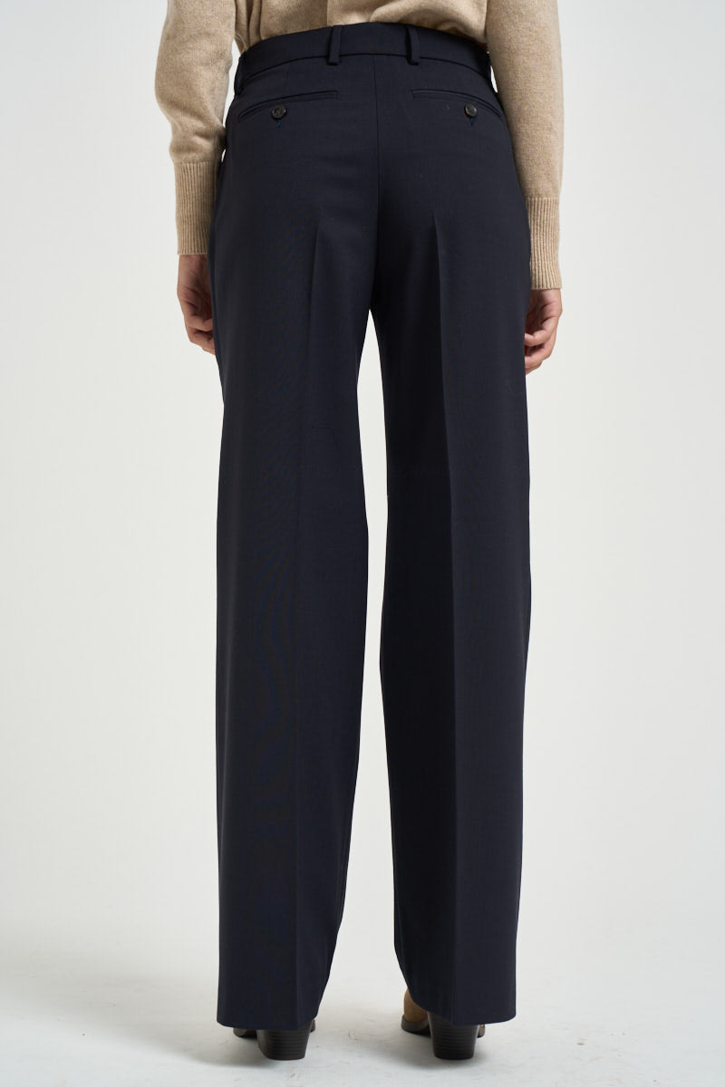 Pantalone donna sartoriale blu notte PT1364 180003755 SEVENTY 