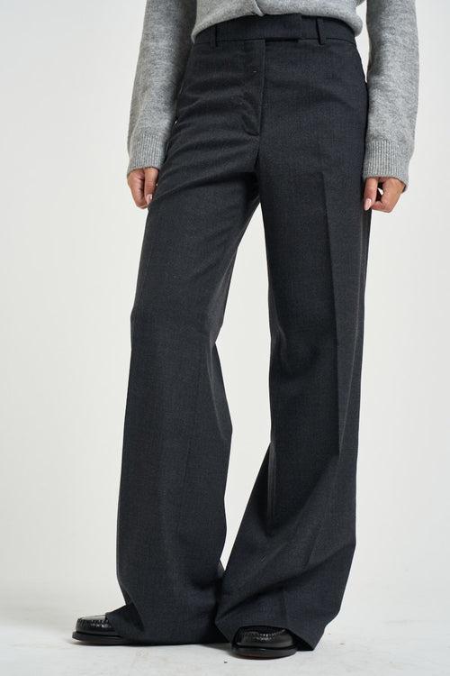Pantalone donna sartoriale grigio scuro