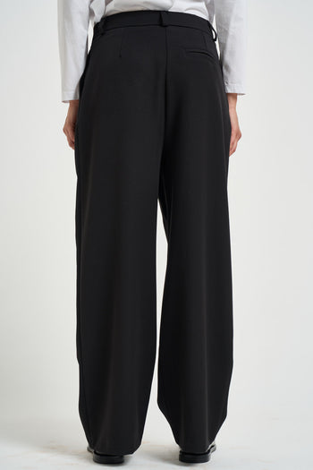 Pantalone donna a palazzo nero - 3