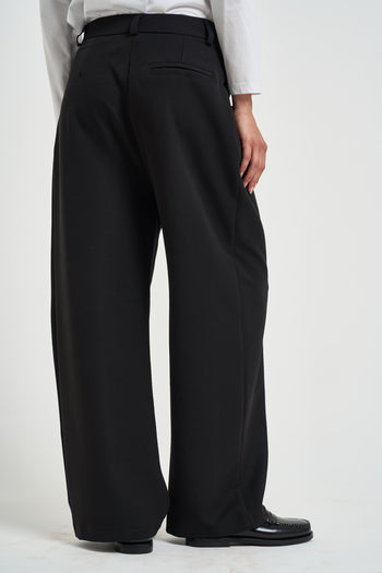 Pantalone donna a palazzo nero - 4