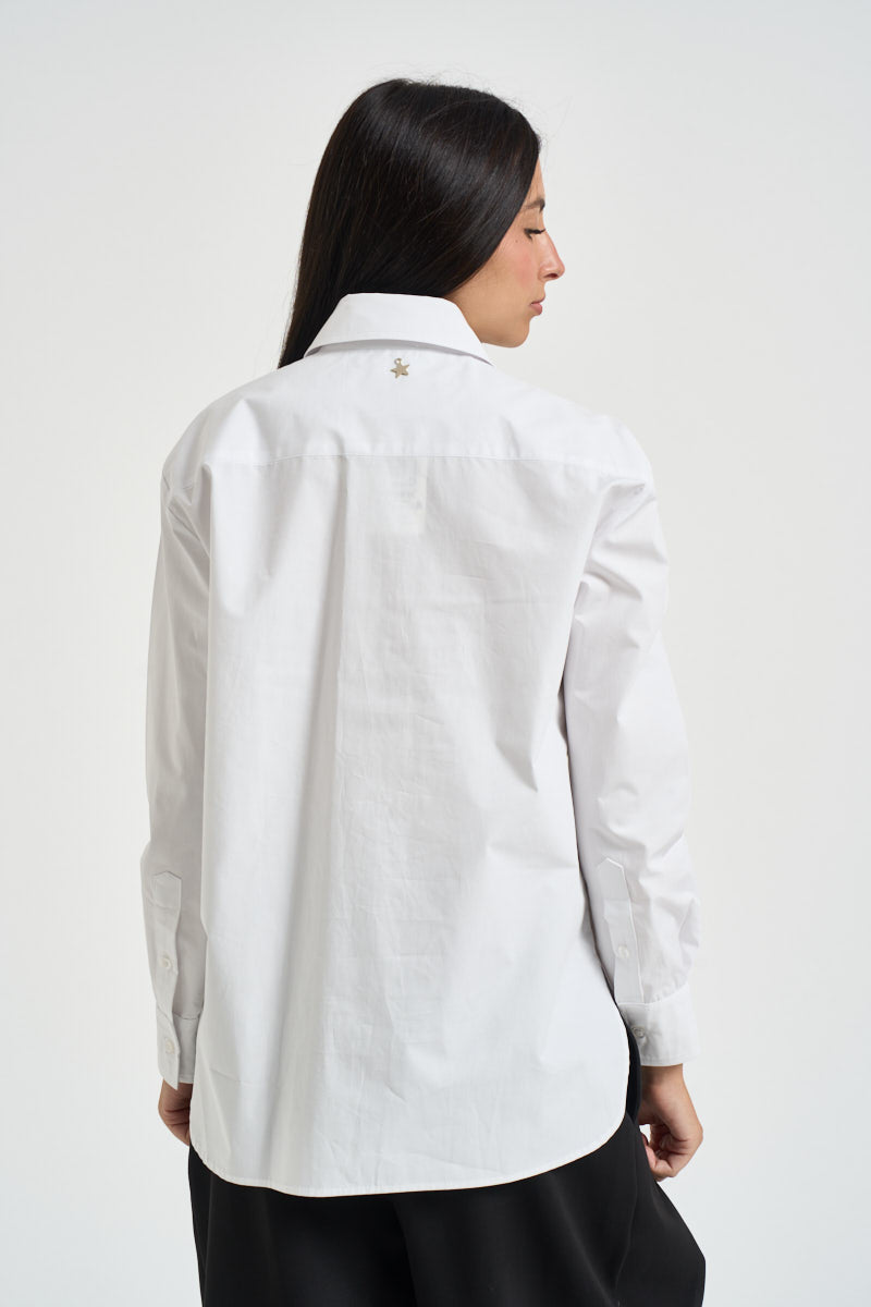 Camicia donna bianca L40Y0414 BIANCO SOUVENIR CLUBBING 