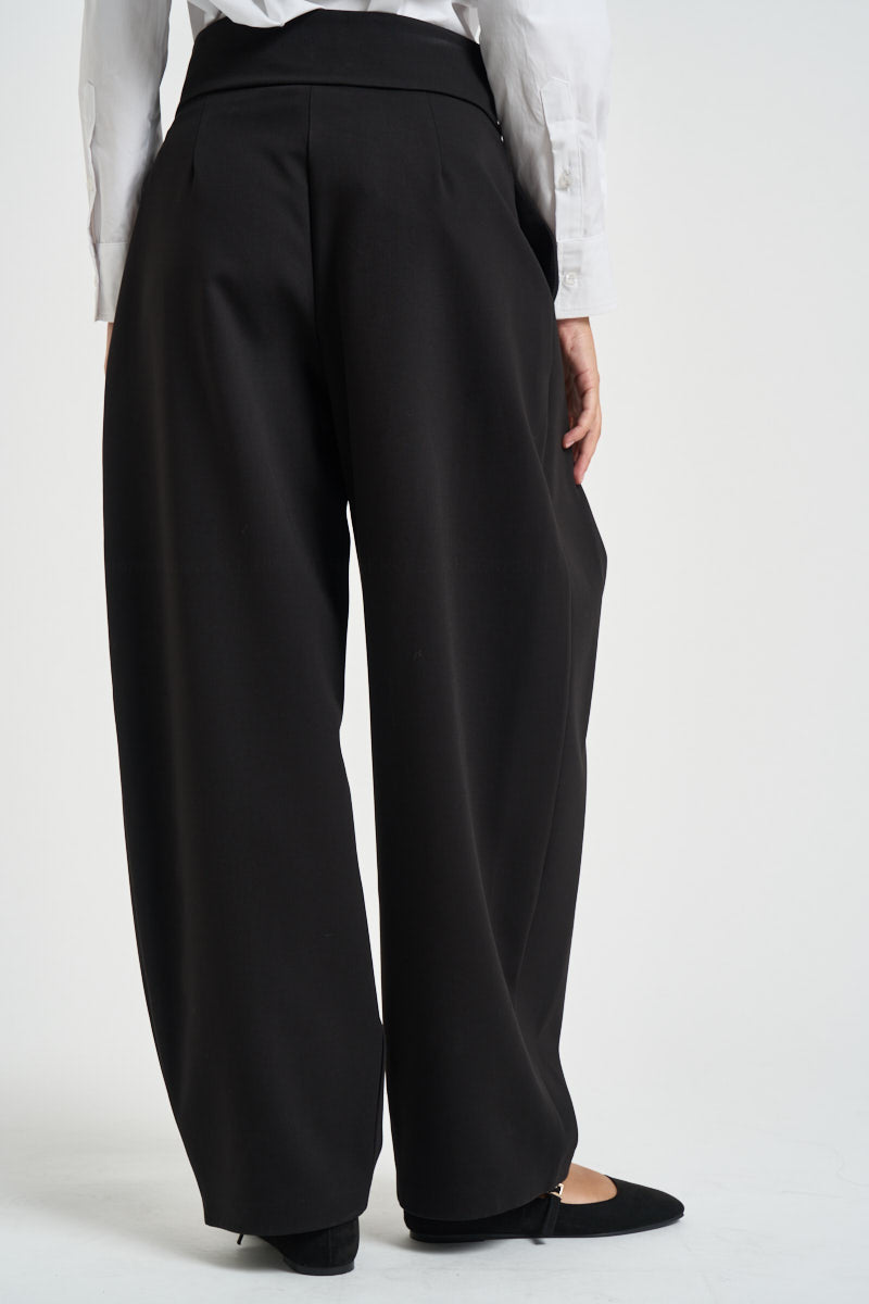 Pantalone donna balloon nero M40F0128 NERO SOUVENIR CLUBBING 