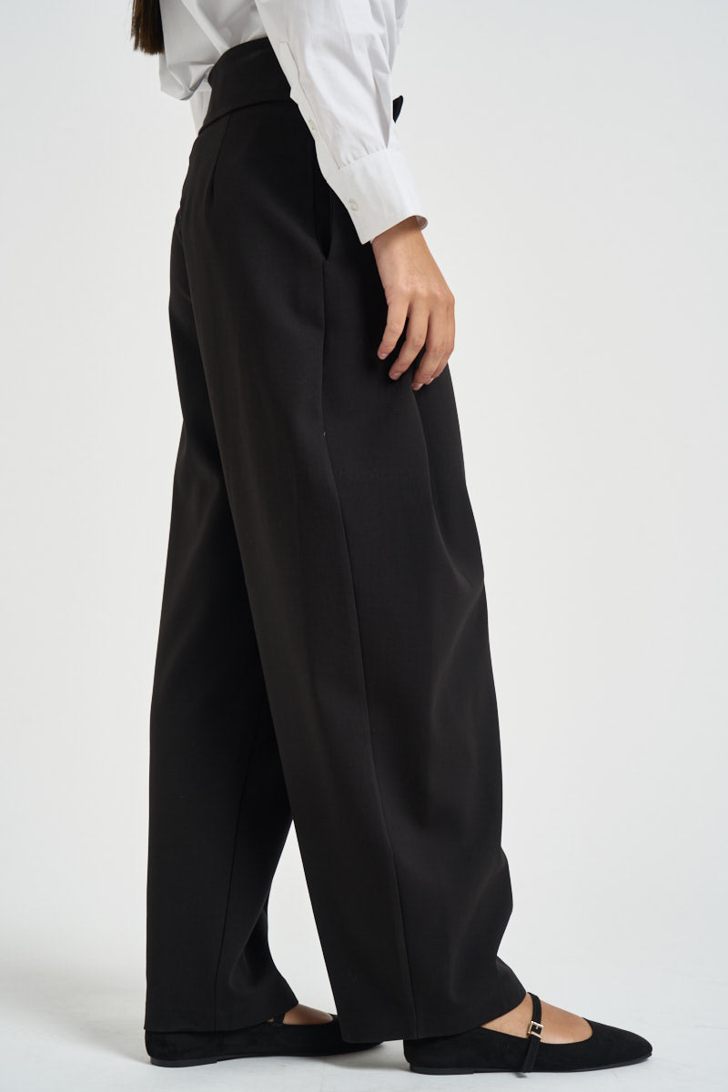 Pantalone donna balloon nero M40F0128 NERO SOUVENIR CLUBBING 