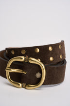 Cintura donna in suede marrone N40T0249 MORO SOUVENIR CLUBBING 