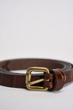 Cintura donna semilucida marrone N40T0251 MORO SOUVENIR CLUBBING 