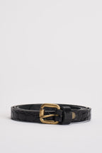 Cintura donna semilucida nera N40T0251 NERO SOUVENIR CLUBBING 