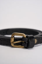 Cintura donna semilucida nera N40T0251 NERO SOUVENIR CLUBBING 