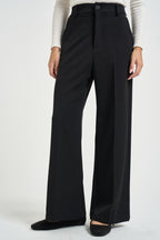 Pantalone donna sartoriale nero S40M0156 NERO SOUVENIR CLUBBING 