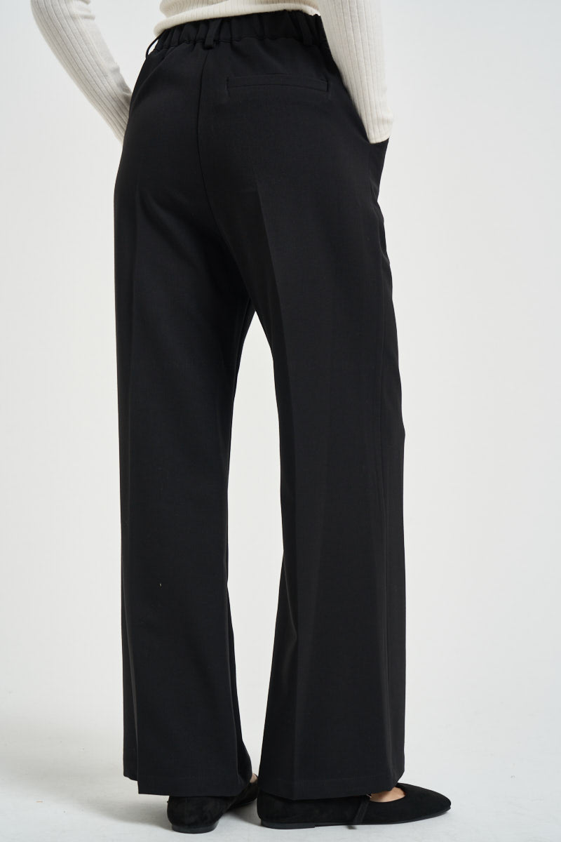 Pantalone donna sartoriale nero S40M0156 NERO SOUVENIR CLUBBING 