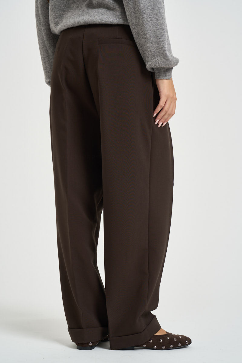 Pantaloni donna balloon marroni W40S0321 MORO SOUVENIR CLUBBING 