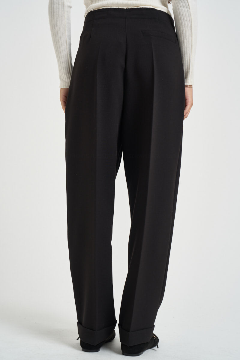 Pantaloni donna balloon neri W40S0321 NERO SOUVENIR CLUBBING 
