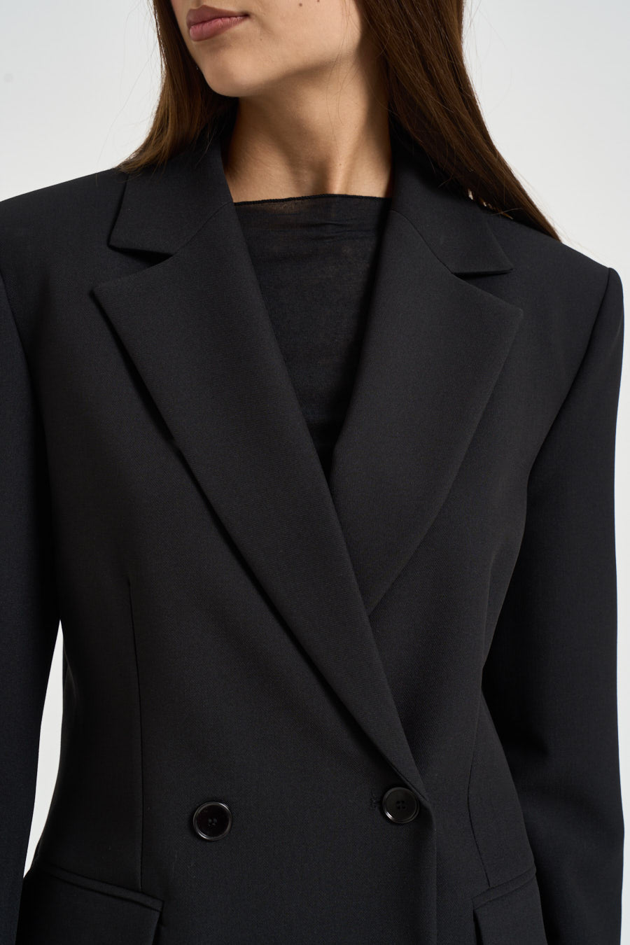 Abito donna doppiopetto nero W40S0324 NERO SOUVENIR CLUBBING 
