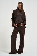 Completo donna monopetto fondente W40S0330 CIOCCOLATO SOUVENIR CLUBBING 