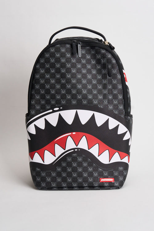 Zaino uomo nero check e Shark Mouth - 1