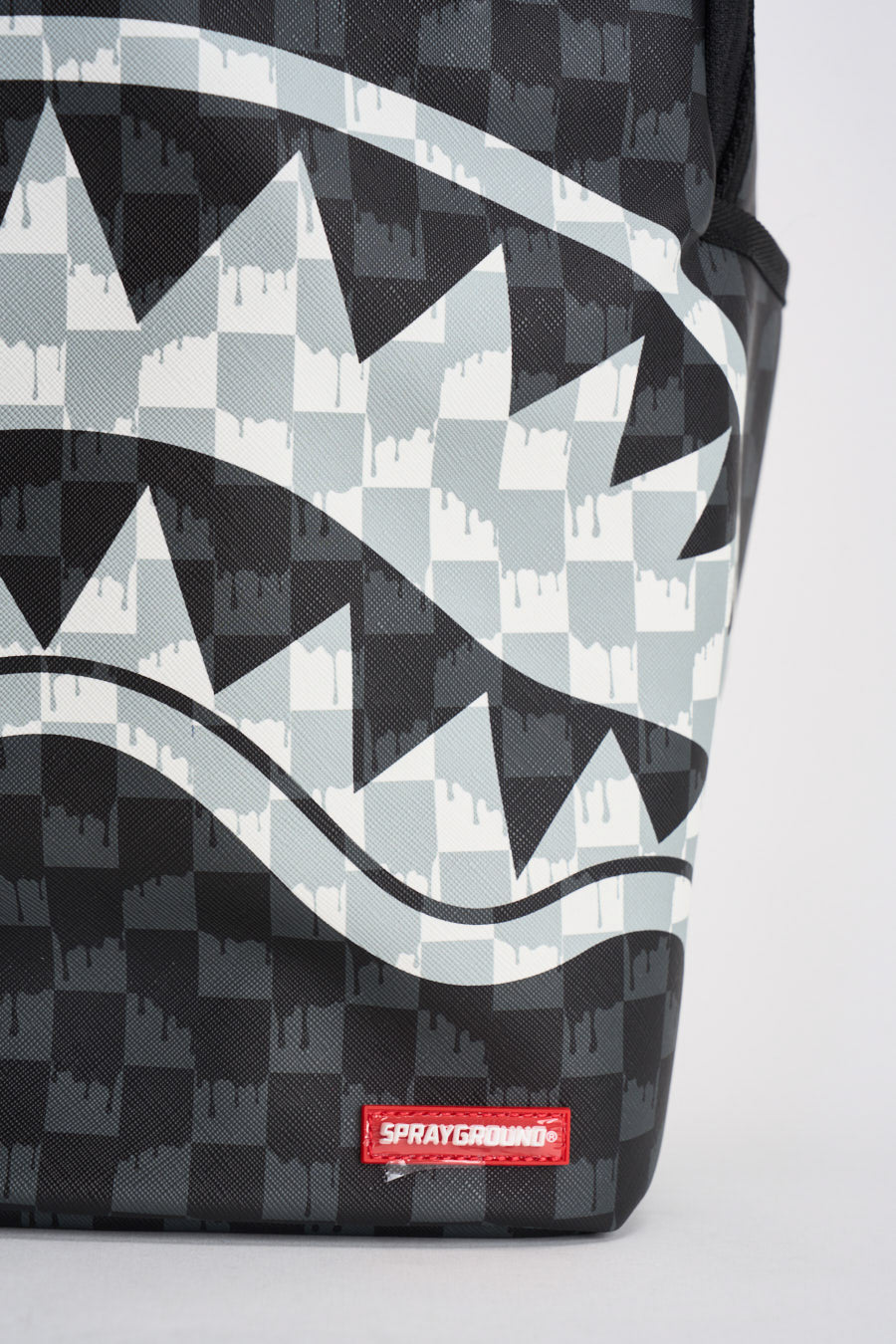 Zaino uomo check nero e grigio 8553  SPRAYGROUND 