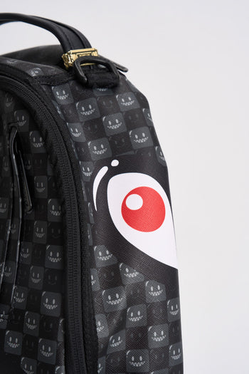 Zaino uomo nero check e Shark Mouth - 4