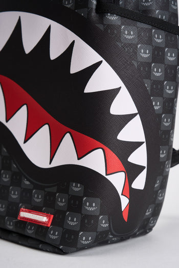 Zaino uomo nero check e Shark Mouth - 5