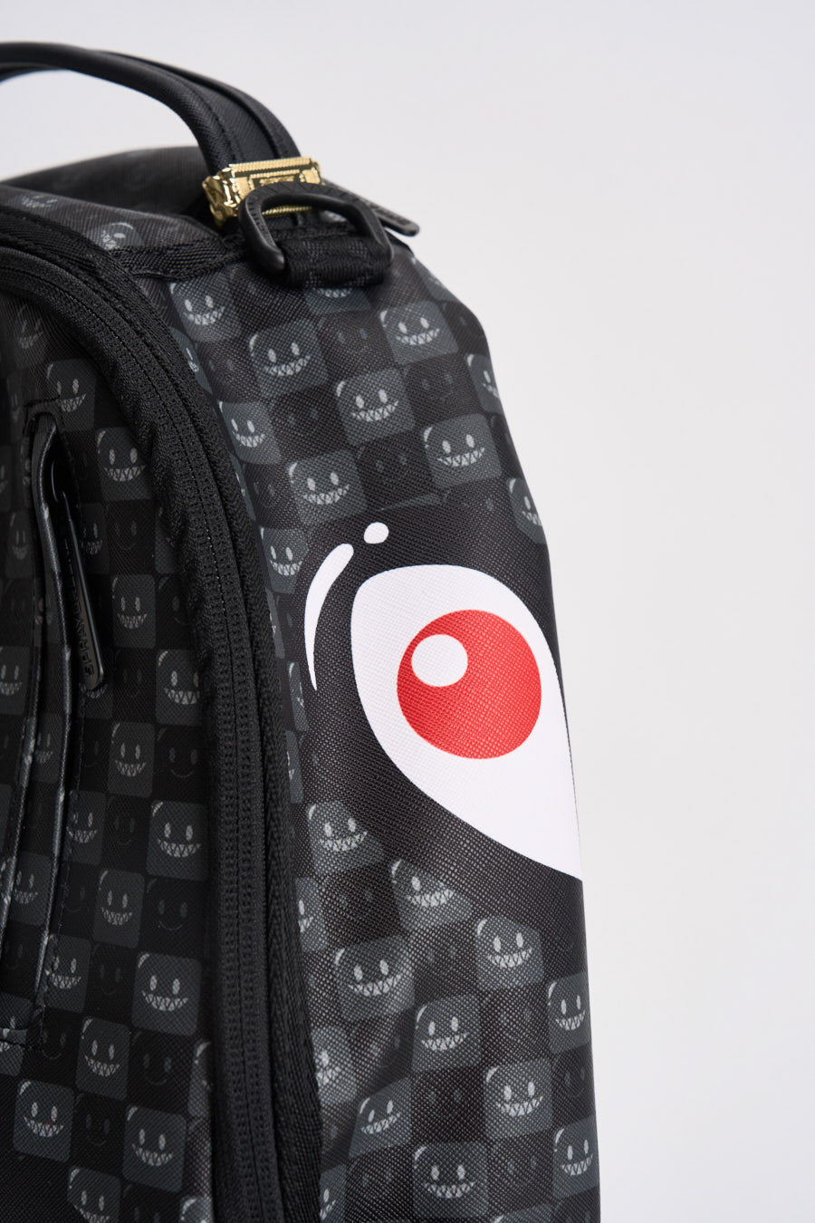 Zaino uomo nero check e Shark Mouth 8633  SPRAYGROUND 