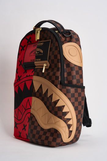 Zaino uomo multicolor rosso e marrone - 3