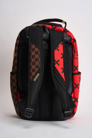 Zaino uomo multicolor rosso e marrone - 5