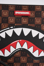 Pochette uomo Clutch con tracolla marrone 9307  SPRAYGROUND 