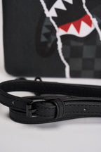 Pochette uomo Clutch con tracolla nera 9350  SPRAYGROUND 